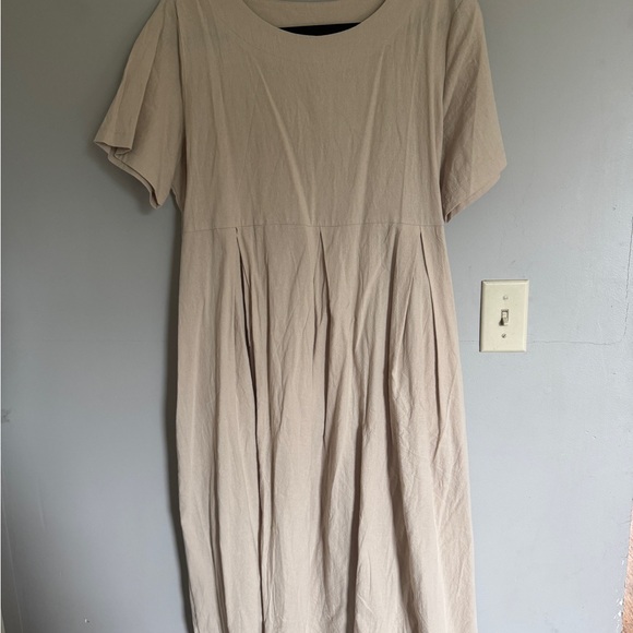 Linen feedsack dress - Picture 1 of 4